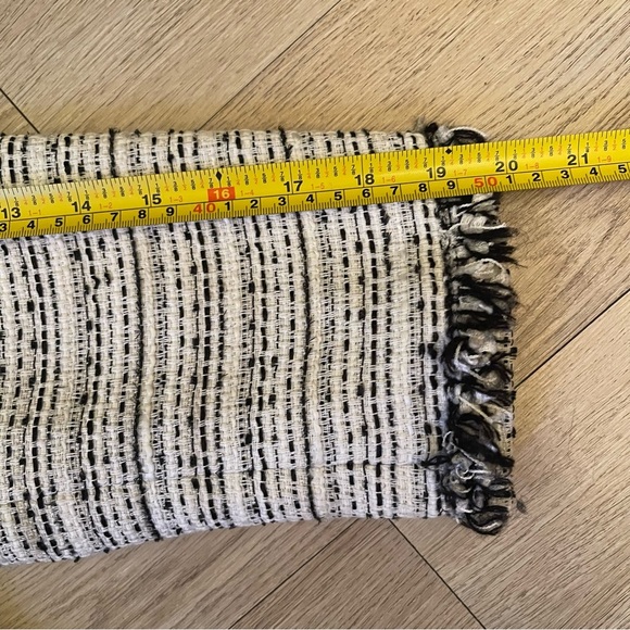 Le Chateau Black & White Tweed Blazer Jacket Designer Inspired SZ XXL - Picture 14 of 16